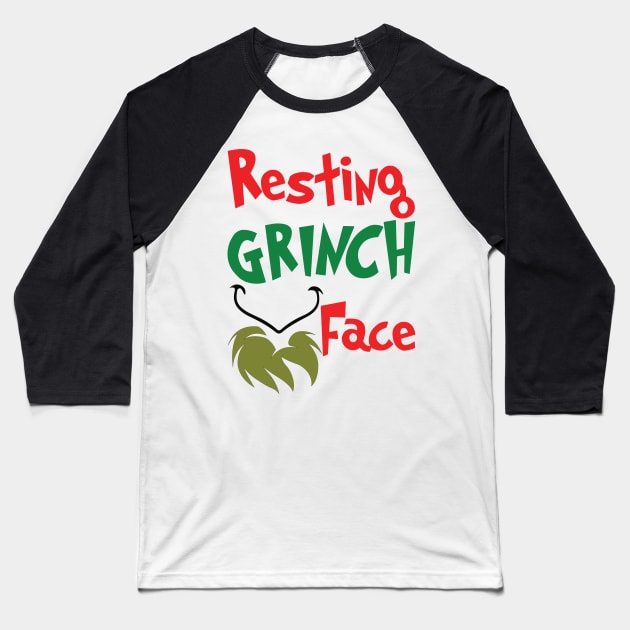 Just My Resting Face Baseball T-Shirt by imlying